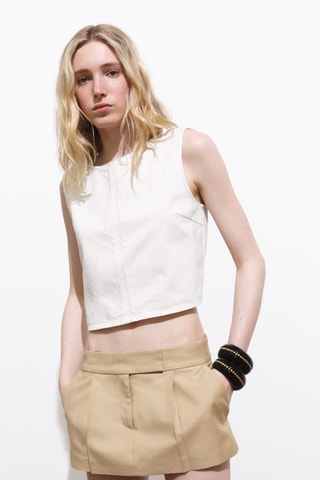 Top - Blanc
