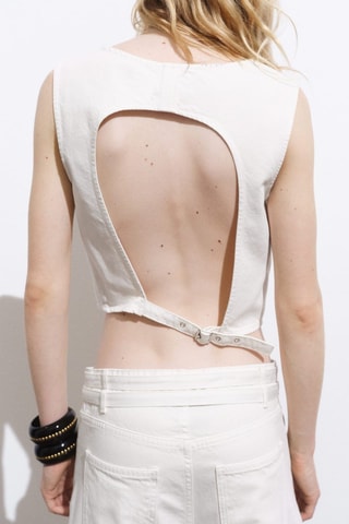 Top - Blanc