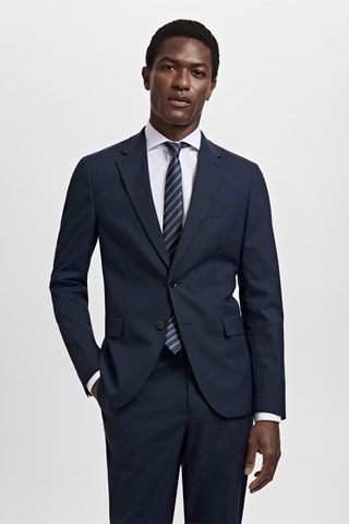 Veste costume Milán slim-fit - Bleu marine