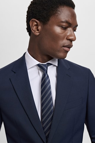 Veste costume Milán slim-fit - Bleu marine