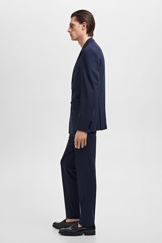 Veste de costume Monaco croisée slim-fit - Bleu