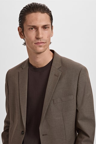 Veste costume París super slim-fit - Marron