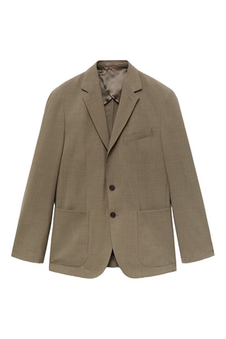 Veste de costume slim fit laine froide - Gris