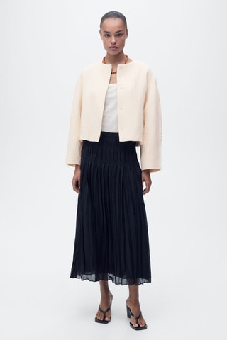 Veste oversize coton - Beige