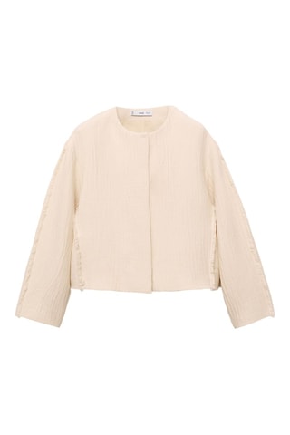 Veste oversize coton - Beige