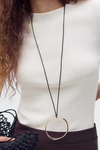 Pull-over maille fine manches courtes - Blanc