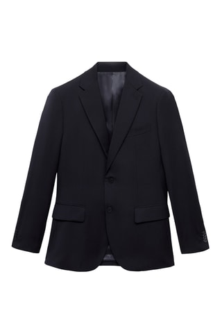 Veste costume Turin 100 % laine vierge - Bleu marine