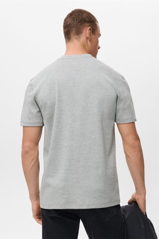 Medium weight regular fit T-shirt - Gris chiné