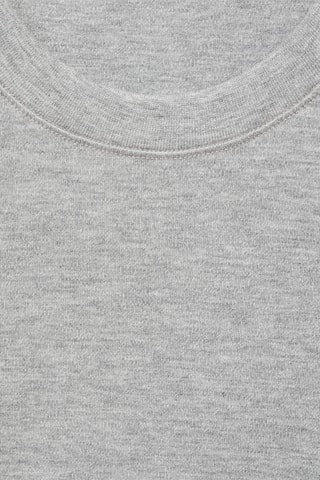 Medium weight regular fit T-shirt - Gris chiné