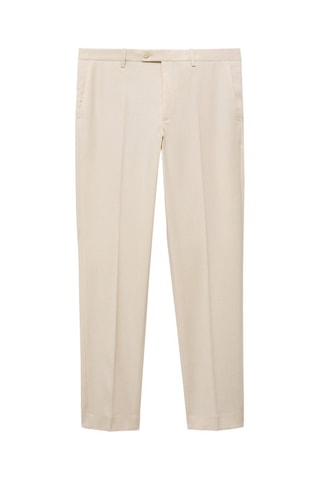 Pantalon costume Milán slim-fit - Écru