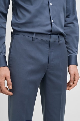 Pantalon costume París super slim-fit - Ciel