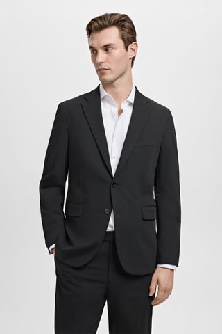 Veste de costume London regular-fit - Noir