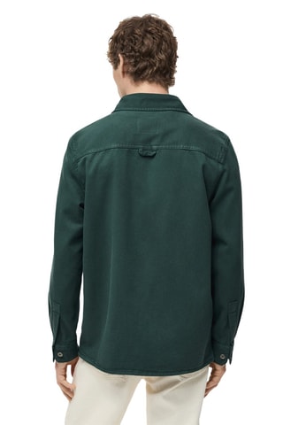 Surchemise tencel regular-fit - Vert