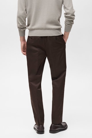 Pantalon Dublino chino slim-fit - Marron