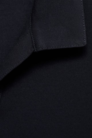 Polo coton piqué - Bleu foncé