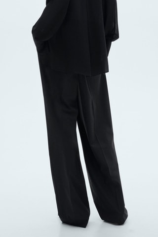 Pantalon droit pinces - Gris