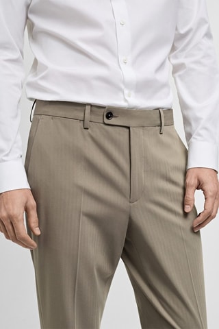 Pantalon costume Monaco slim-fit - Beige