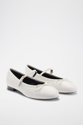 Babies à talons - Blanc