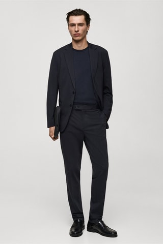 Blazer costume Zurich slim-fit - Bleu marine