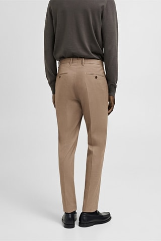Pantalon costume Milán slim-fit - Beige