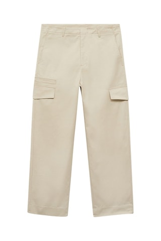 Pantalon poches relaxed-fit - Jaune