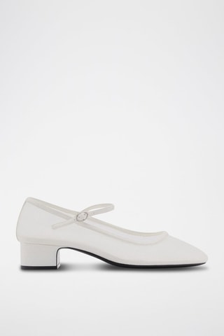 Babies à talons - Blanc