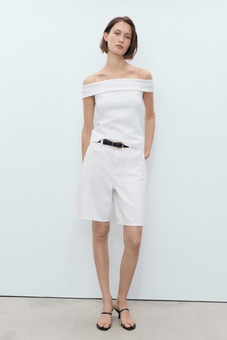 Top bustier - Blanc