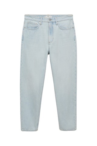 Jean court coupe carotte - Bleu