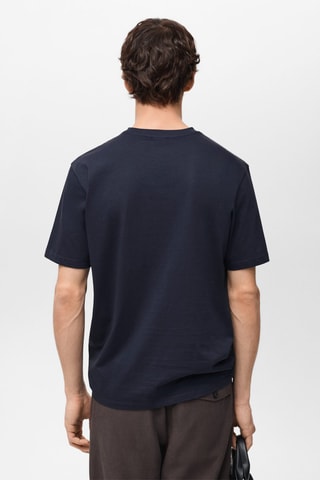 T-shirt imprimé manches courtes - Bleu