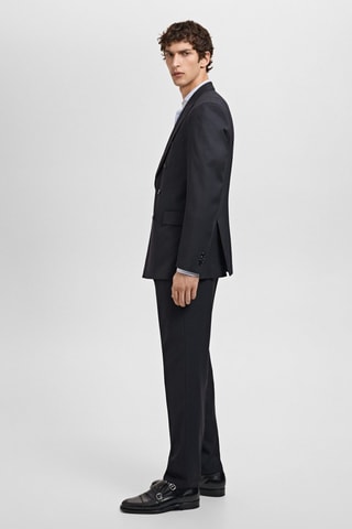 Pantalon costume Monaco slim-fit - Bleu marine