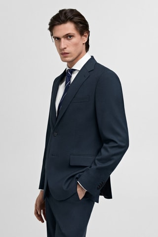 Veste costume Milán slim-fit - Bleu marine