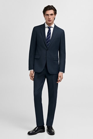 Veste costume Milán slim-fit - Bleu marine