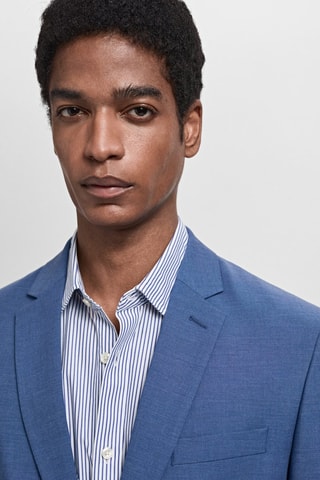 Veste costume París super slim-fit - Bleu