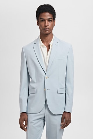 Veste costume París super slim-fit - Ciel