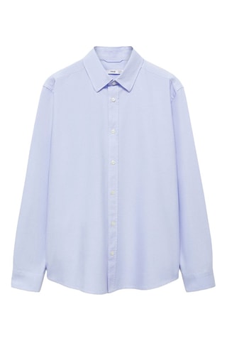 Chemise oxford 100 % coton - Bleu