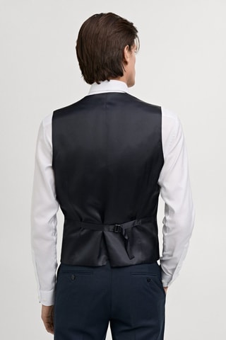 Gilet de costume slim fit - Bleu marine
