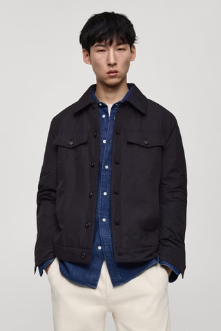 Veste résistante à l'eau - Bleu marine