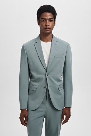 Veste costume París super slim-fit - Vert d'eau