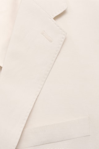 Blazer de costume slim-fit lin et lyocell - Écru