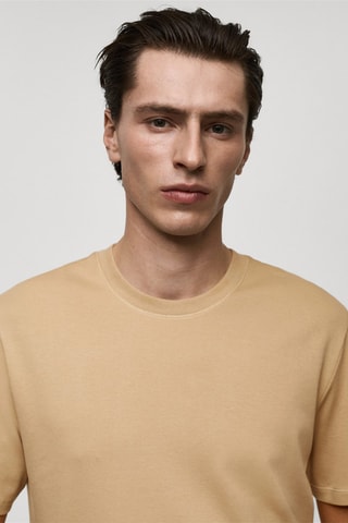 T-shirt regular fit - Marron