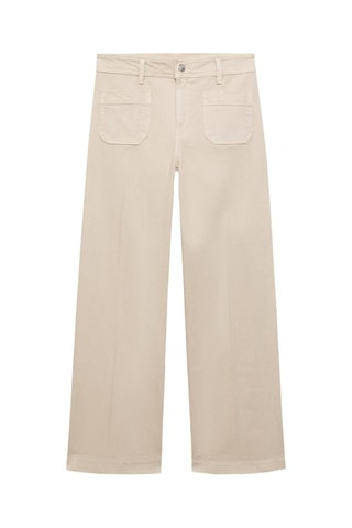 Jean wideleg poches - Beige