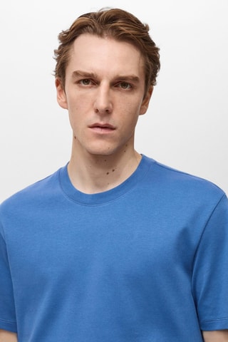 T-shirt regular fit - Bleu