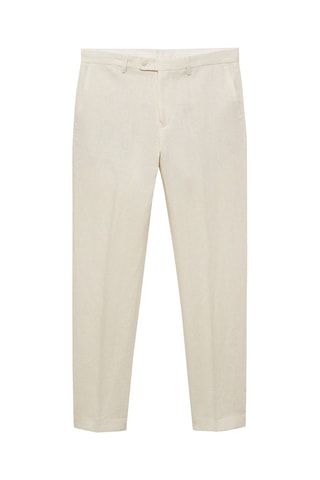 Pantalon costume Amalfi 100 % lin slim-fit - Blanc