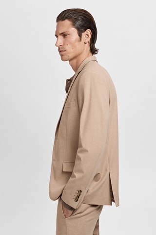 Veste costume París super slim-fit - Beige