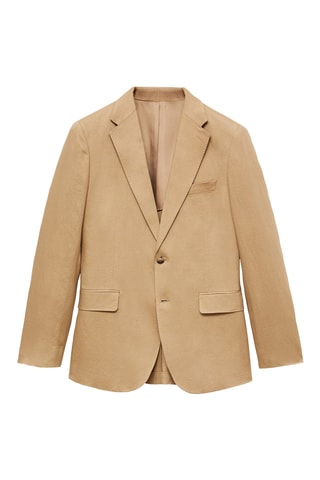Veste costume Amalfi 100 % lin slim-fit - Beige