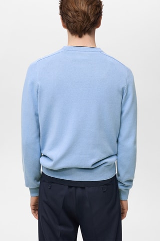 Pull-over maille coton - Ciel