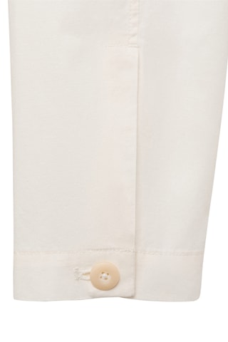 Surchemise lin et coton avec poche - Écru