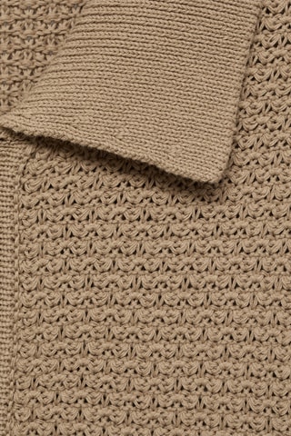 Chemise maille coton - Beige