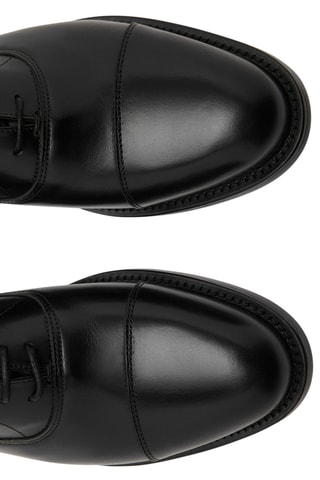 Chaussures style richelieus cuir - Noir