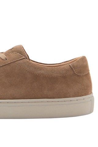 Tennis cuir suède - Marron
